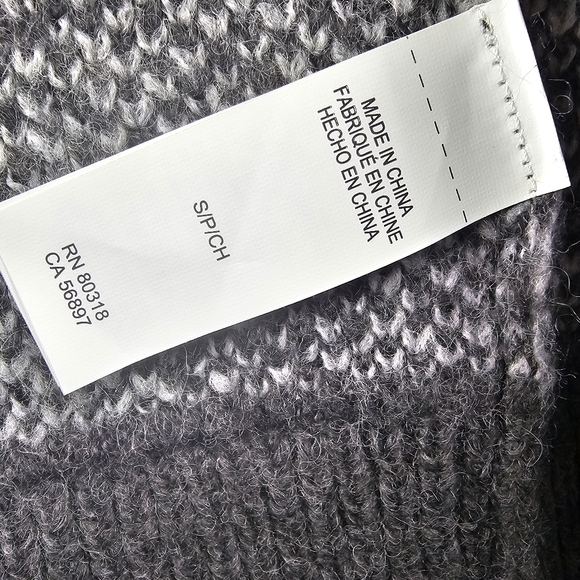 Lucky Brand Wool Blend Long Cardigan Leopard Print Women's Size Small - Picture 9 of 13